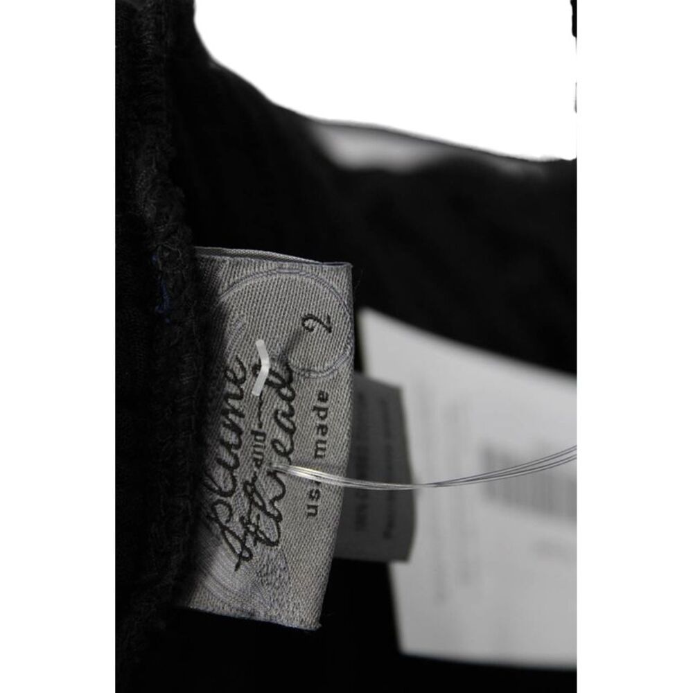 Plume And Thread Womens Pull On High Rise Wide Leg Pants Black Cotton Size 2 - Picture 6 of 6